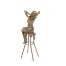 Bronz femeie bar