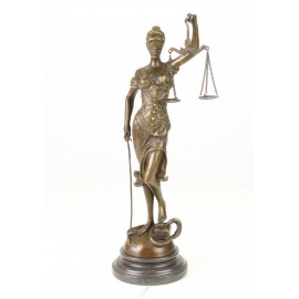 Sculptura bronz justitie
