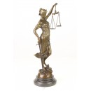 Sculptura bronz justitie